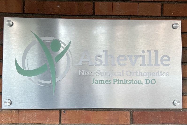 Sign for Asheville Non-Surgical Orthopedics
