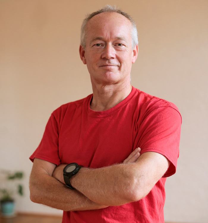 confident middle-aged man